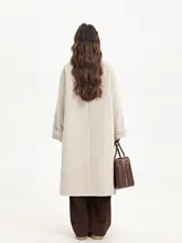 極上の柔らかさウールコート【牛角ボタン・スカーフ付き・冬用・厚手】