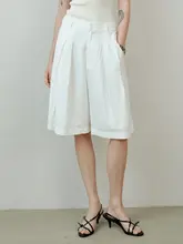 麻素材の透湿通勤用シャツ【サイドボタン・リバーシブルデザイン】とプリーツパンツ（セットアップ対応）