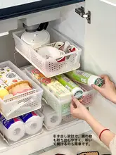 洗面台下収納ラック【二段引き出し式・浴室用・整理整頓に最適】