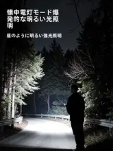black dog 超強光の多機能ヘッドラ  イト【軽量・コンパクト・夜間使用に最適】
