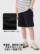 子供用ショートパンツ【夏季用・ストレート・カジュアル・通気性・薄手・男女兼用】（セッ トアップ対応）