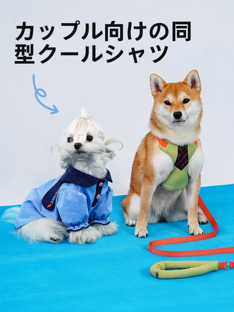 かわいい狐とウサギデザインの中小型犬用ハーネス：胸掛けリード付きで散歩が楽になる