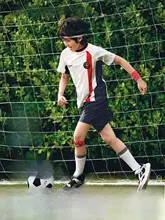 男の子用半袖Tシャツとショートパンツ【速乾・サッカーウェア・夏用】（セットアップ対応）