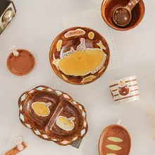 かわいいウサギデザインのコーヒーカップ【オフィス用・手作り・マドラー付き】