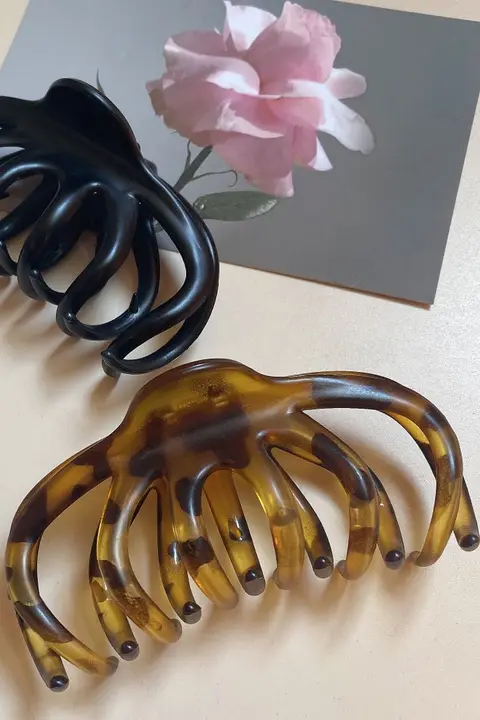 大容量ヘアクリップ【フランス風・レトロデザイン・優雅なアップスタイル用】