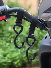 電動バイク オートバイ ハンドルフック ステンレス製 汎用 フロント用 耐荷重 マルチフック ヘルメット掛け