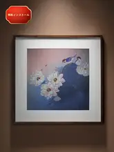 手作り銅彫刻装飾画 恋の歌【リビング・玄関用・背景壁画】
