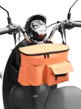 防水機能付き電動バイク用収納バッグ【タッチスクリーン対応・リア用・大容量】