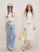 薄透け感のあるライサール製 長袖カーディガン【鈴蘭プリント・フィット】