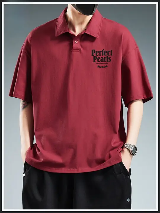 夏用快適なメンズポロシャツ【通気性・綿100%・カジュアル】