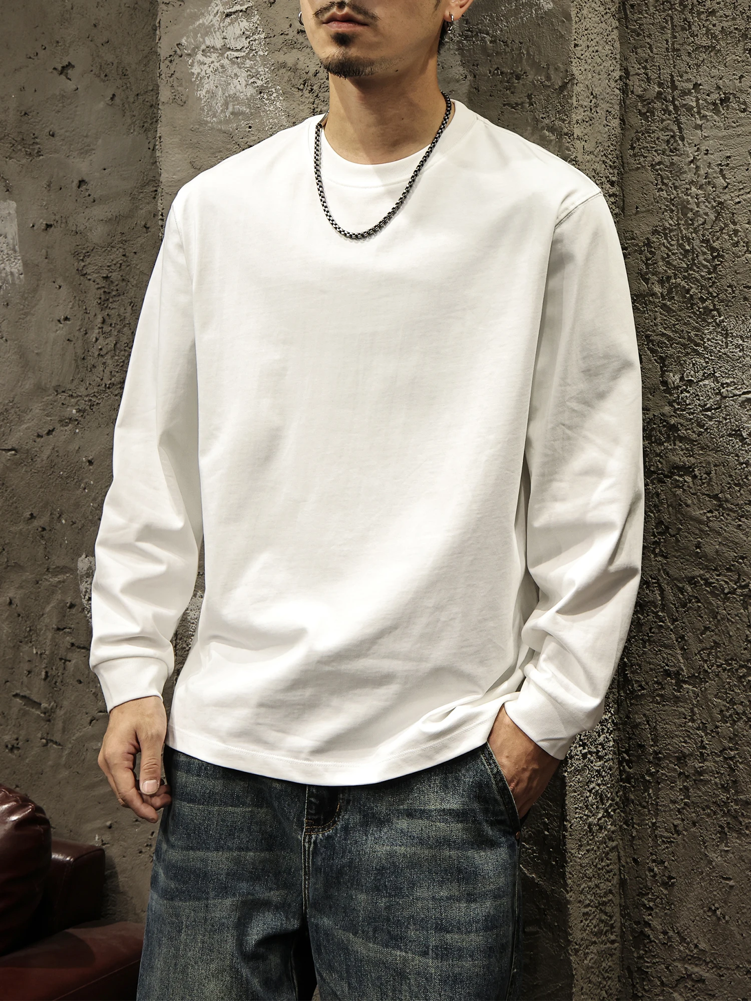 メンズ ロングtシャツ おすすめの長袖コットンTシャツ：路杰邦の柔らかさと実用性を徹底検証