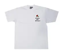 ゆったりとしたヒップホップデザインのショートスリーブTシャツ【厚手・小さめの襟】