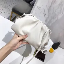 真皮製 クラウドバッグ【斜め掛け・手提げ・ソフトなルーズデザイン】（セットアップ対応）