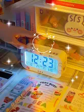 シンプルデザインのデスク時計【大音量・学生向け・目覚まし機能】