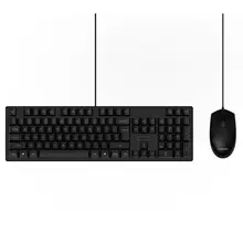 LEISON KB1008 有線USBキーボードマウスセット【オフィス・ゲーム用・ノートパソコン・デスクトップ対応】