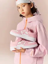 女児用 スニーカー【軽量・防滑・カジュアルデザイン】