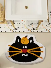 マット 猫用 トイレ 浴室 入口 フワフワ 吸水