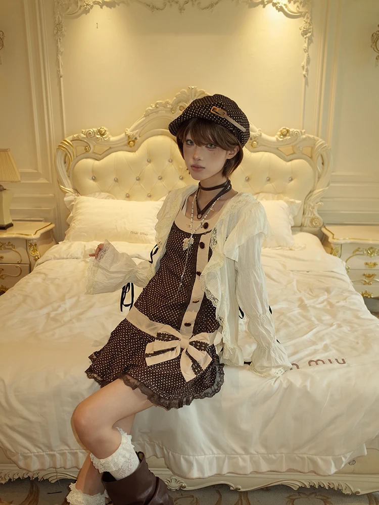 泡泡菠萝油風 ヴィンテージ風杏色カーディガン：オールドファッションの代表的なアイテムとしてのスタイルと実用性