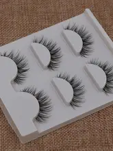 立体3Dつけまつげ【自然でリアルなボリューム・透明ハードベース】