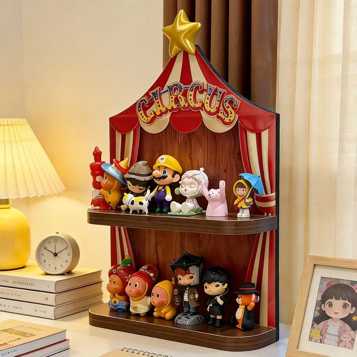 かわいいデスクトップ飾り用ブラインドボックス収納ディスプレイスタンド【誕生日ギフト・クリエイティブデコレーション】