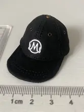 ハンドメイドキャップ【1/6スケールフィギュア・野球帽・ダックビル・鹿革・模型用】