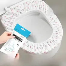 旅行用使い捨てトイレマット【防水・花柄・無紡布・個包装】（セットアップ対応）