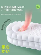 男女兼用 スポーツ用インソール【エアクッション・衝撃吸収・通気性・極上の柔らかさ・防臭効果】