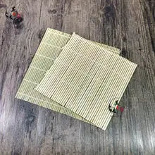 青色の寿司マット【竹製・手巻き寿司用・海苔巻き対応】