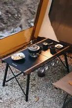 Naturehike アルミ合金製 折りたたみキャンプテーブル【屋外用・携帯便利・軽量】