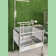 大型鹦鹉用爪磨きスタンド【304ステンレス製・耐久性あり】