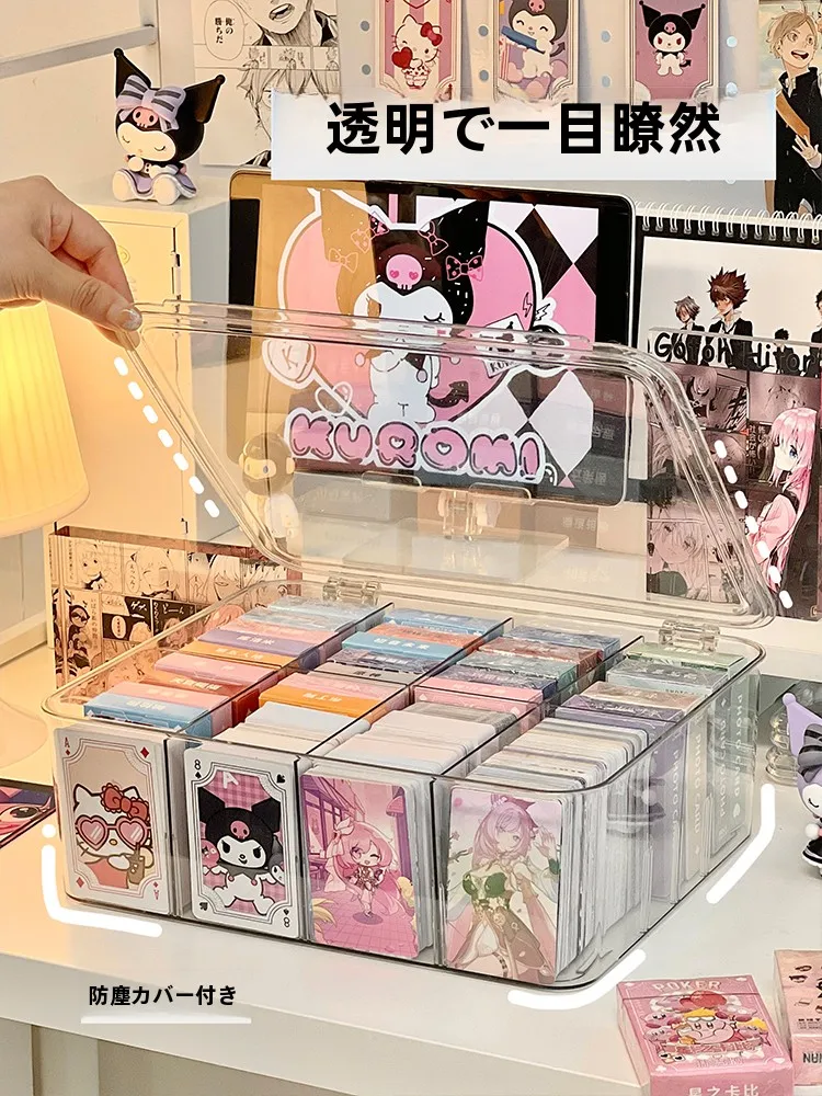 透明収納ボックス 二次元カードバッジディスプレイラック：ゲームソフト収納に最適なシンプル構造の実用性解析