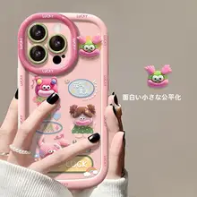 立体キャラクター 携帯電話用ケース【全包対応・シリコン製・耐衝撃】