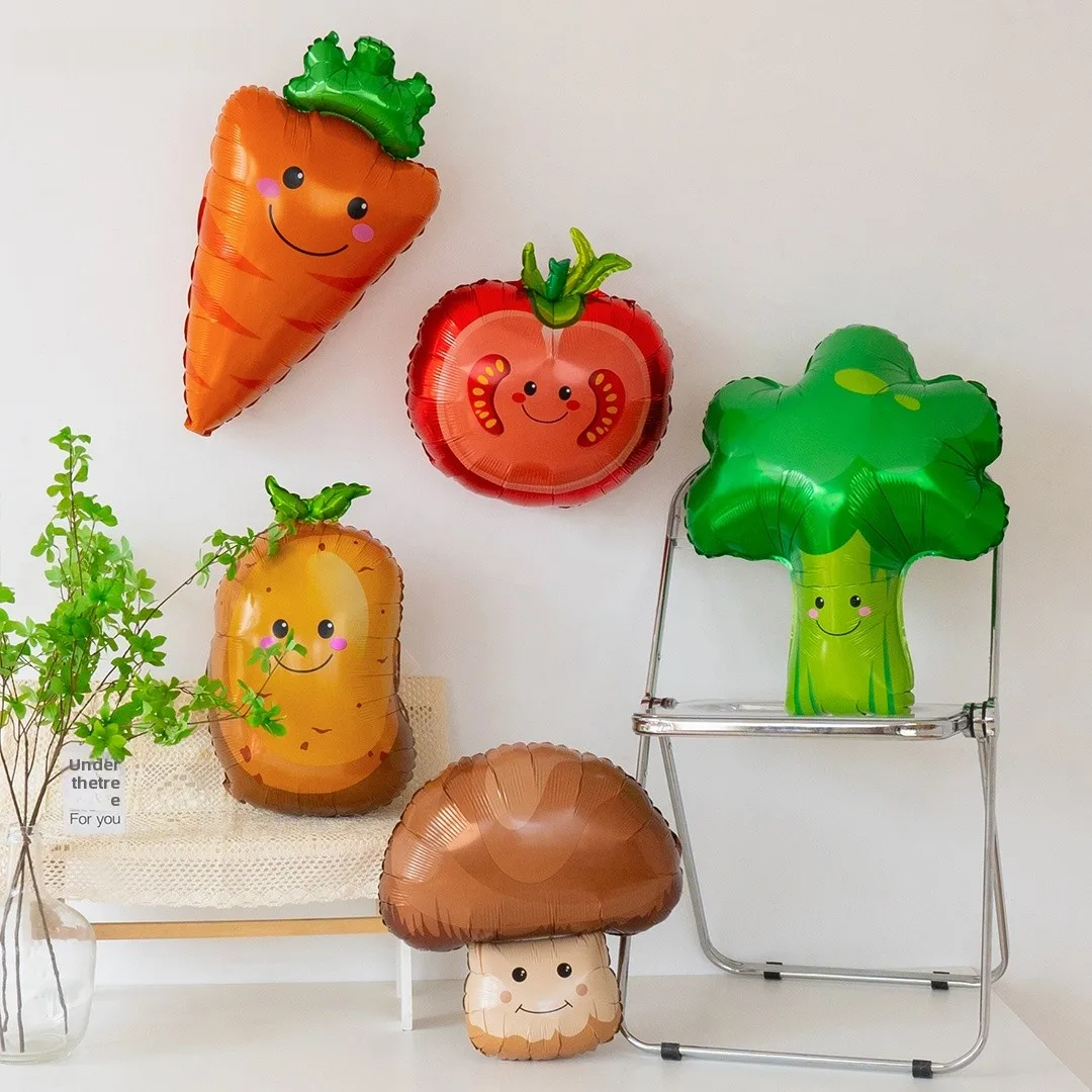 誕生日 バルーン おしゃれ どう選ぶ？子供用の野菜キャラクターがもたらす、ほっとする空間の秘密