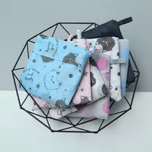 かわいいカートゥーンデザインの大容量折りたたみショッピングバッグ【厚手ナイロン・エコバッグ】