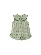 女の子用夏のファッション衣装【おしゃれなデザイン・トップスとボトムス】（セットアップ対応）