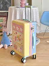 可愛い多色デザインの超軽量トラベルキャリーケース【登場時用・グirls向け】（セットアップ対応）