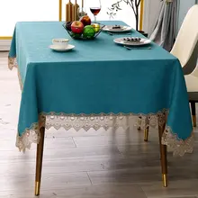 北欧風レーステーブルクロス【長方形・高級感・インテリア用】
