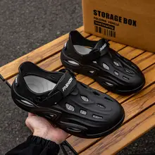 男性用 アウトドア水陸両用シューズ【EVA製・厚底・滑り止め・メッシュデザイン】