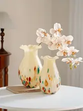 ガラス花瓶 シンプル 上品 リビング 卓上インテリア 生け花 おしゃれ