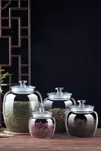 高級ガラス製 茶葉保存容器【小青柑・1斤用・密閉タイプ・大サイズ】