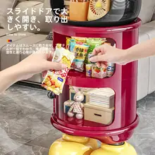 子供用 おしゃれな収納ハンガー【多層・落地型・お菓子・おもちゃ収納】（セットアップ対応）