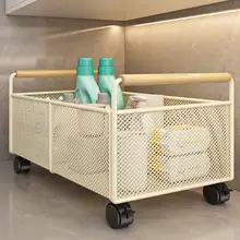 衛生的な生活をサポート！洗面台下収納ラック【移動可能・洗剤収納・壁角利用可】