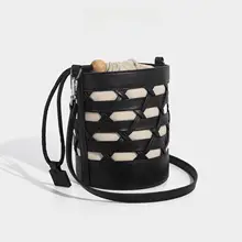 革製 ハンドメイド 編み込みトートバッグ【抽ひも付き・通勤用・ショルダータイプ】