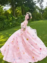 花柄デザインのマーメイドウェディングドレス【チューブトップ・トレーン付き・カラフルファブリック・カップル向け】