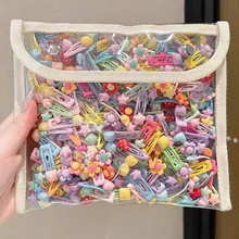 子供用カラフルヘアクリップ【前髪用・髪を傷めない・小サイズ】