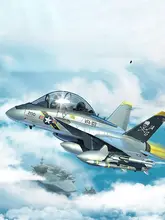 自由に組み立て可能な戦闘機模型【F18E スーパーホーネット・単座/双座対応】