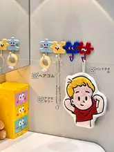 穴あけ不要の強力フック【バスルーム用・壁掛け・アクセサリー収納】