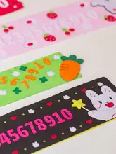 かわいいウサギの駐車番号札【DIY手作り・布製・カット不要】