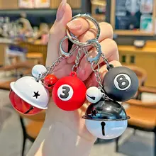カラフルなビリヤードキーホルダー【アクリル製・バッグアクセサリー・イベントギフト】