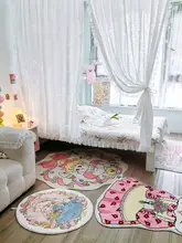 プリンセスデザインのベッドカーテン【レースフリル・透けないウィンドウカーテン】